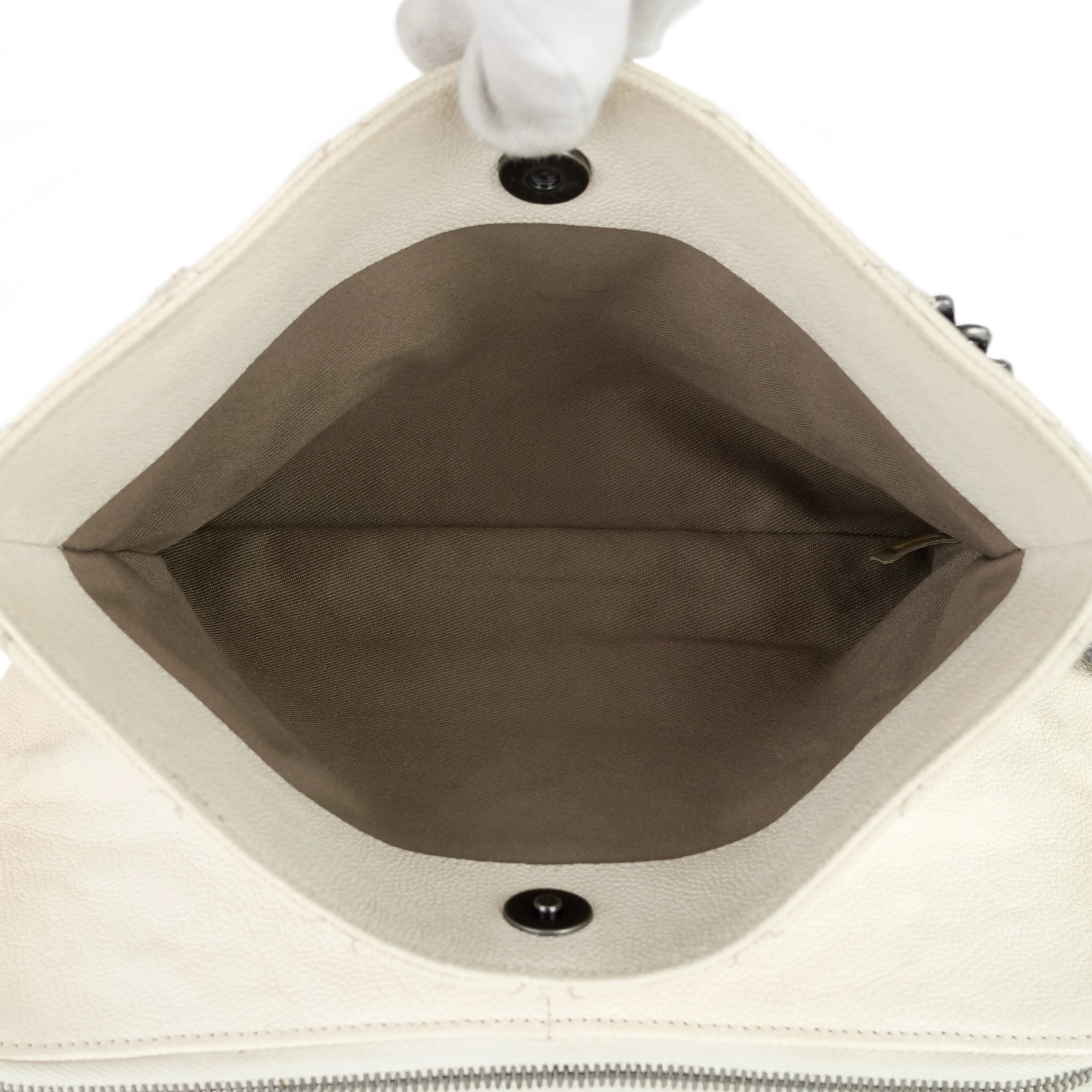 Chic Small Matelass Caviar Leather Tote Bag
