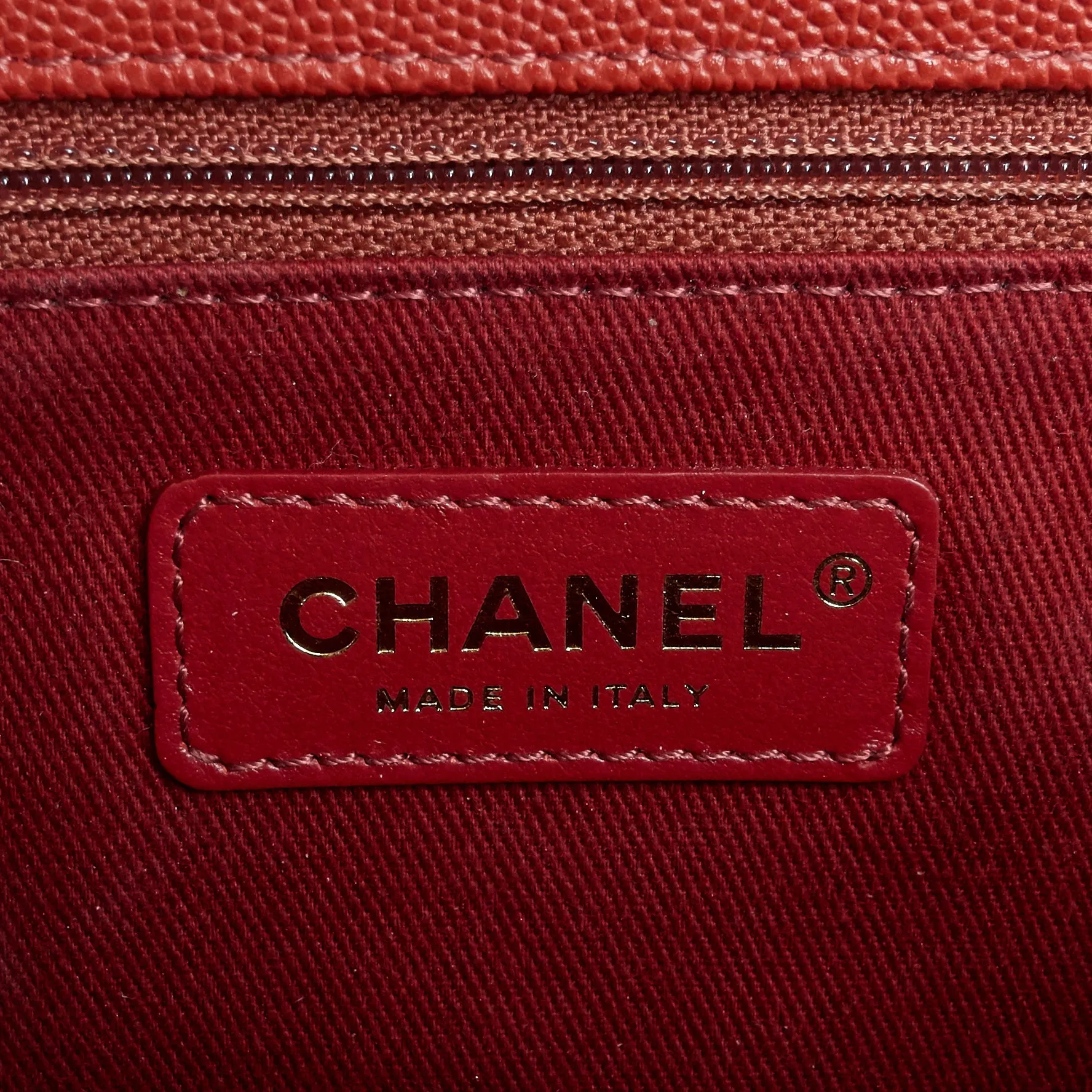 Coco Top Handle Small Caviar Leather Bag