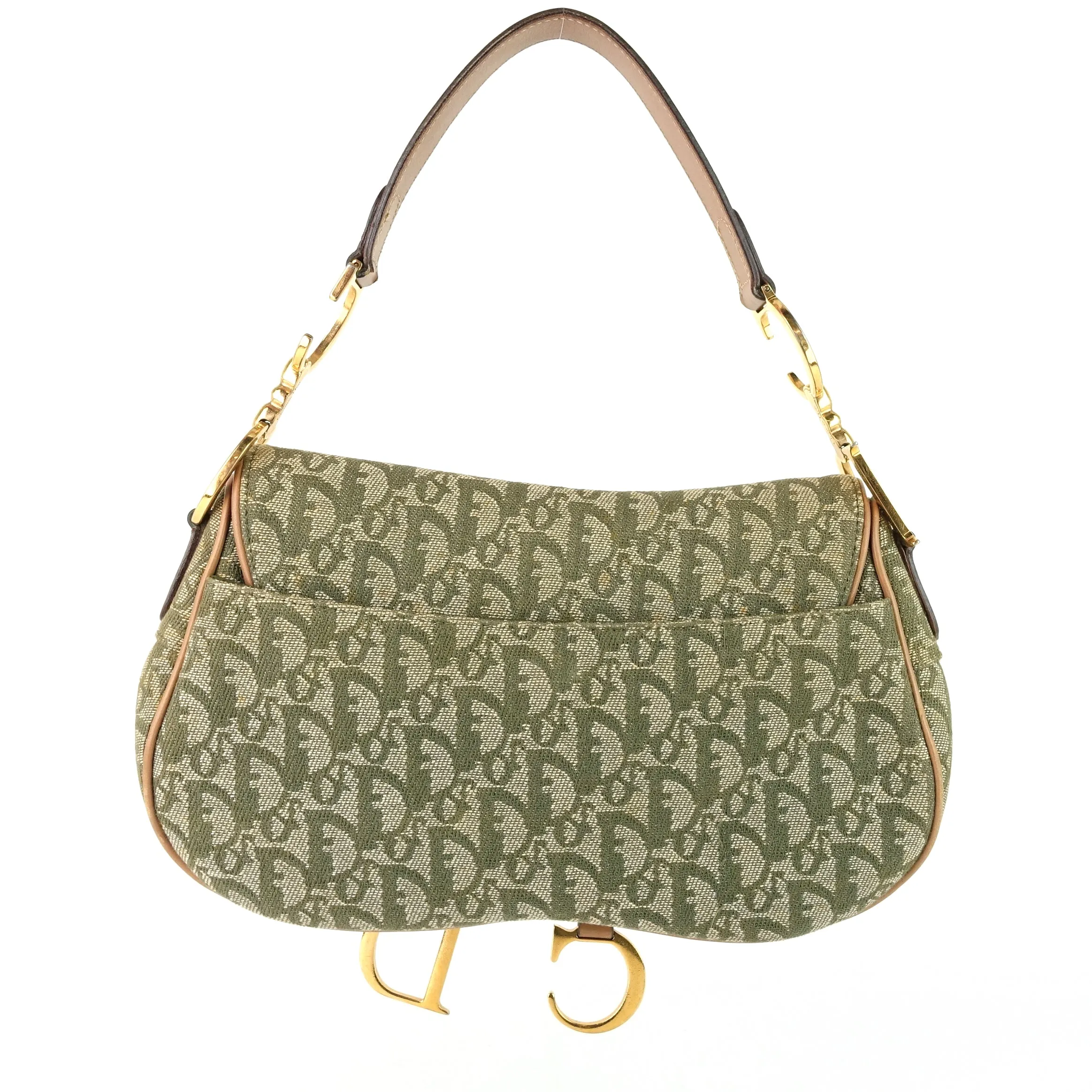 Double Saddle Diorissimo Canvas Bag