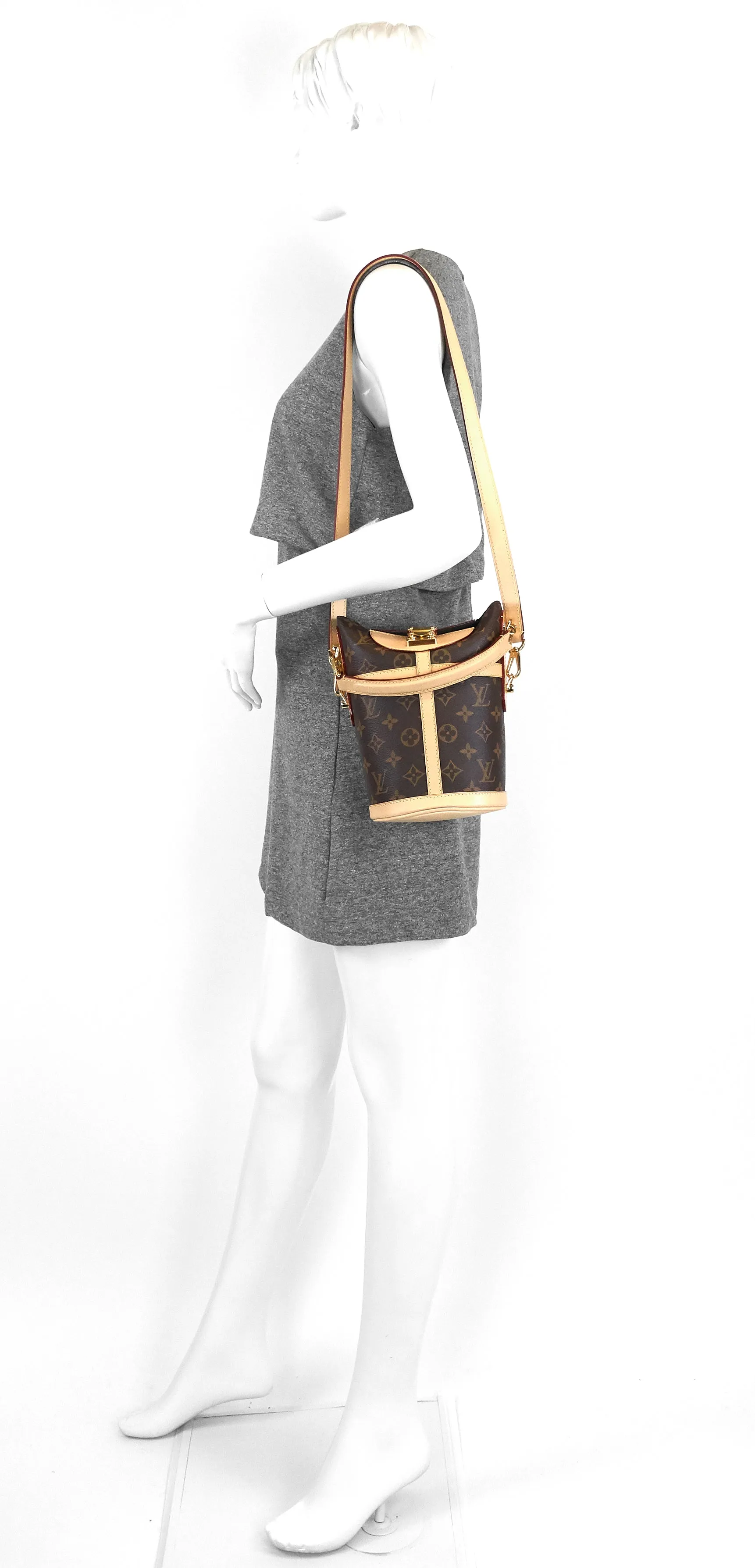 Duffle Monogram Canvas Bucket Bag
