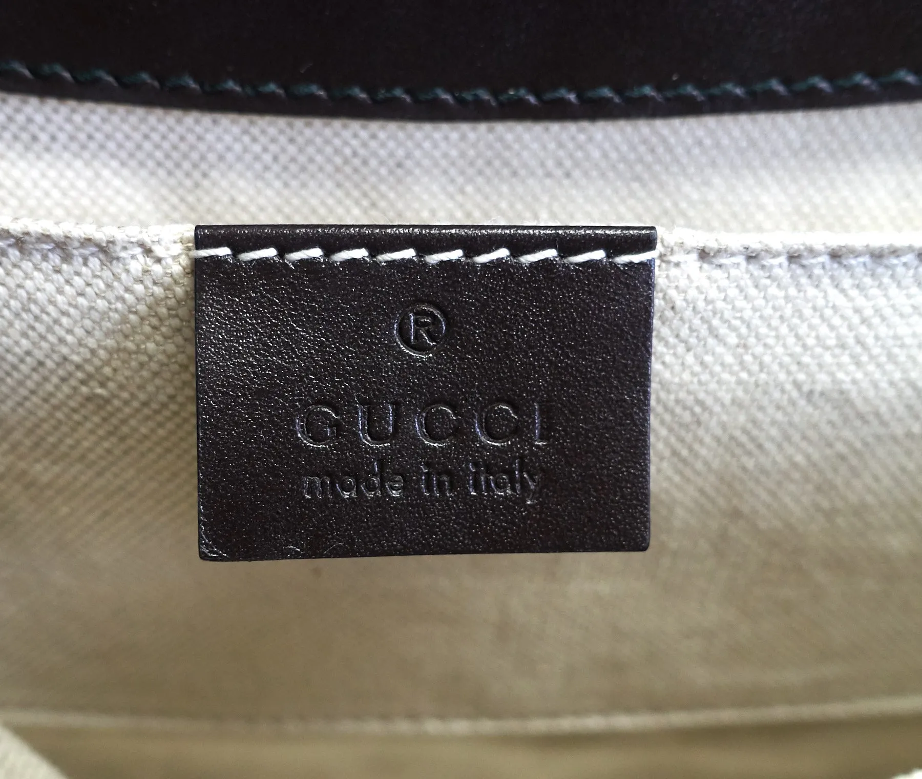 Emily Guccissima Canvas Chain Bag