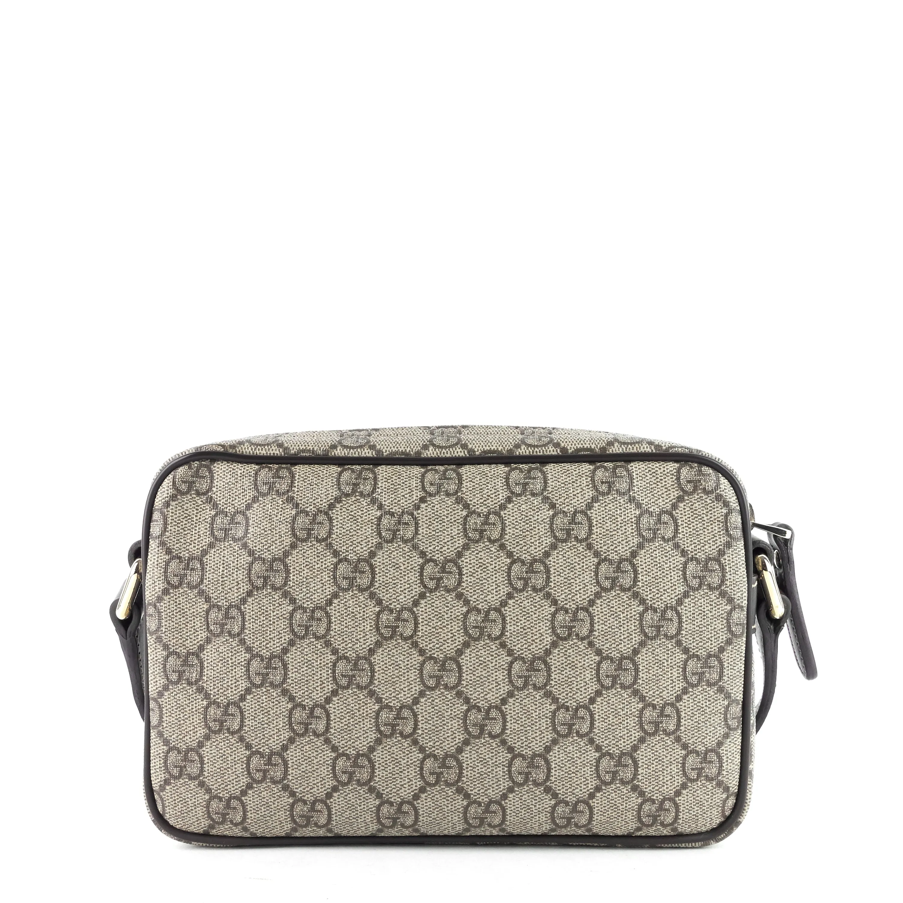 Front Zip GG Supreme Canvas Camera Bag