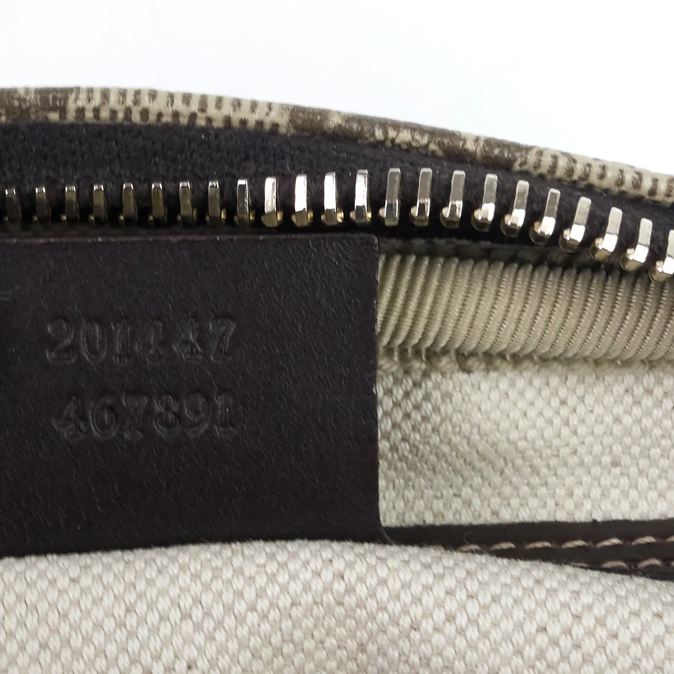 Front Zip GG Supreme Canvas Camera Bag