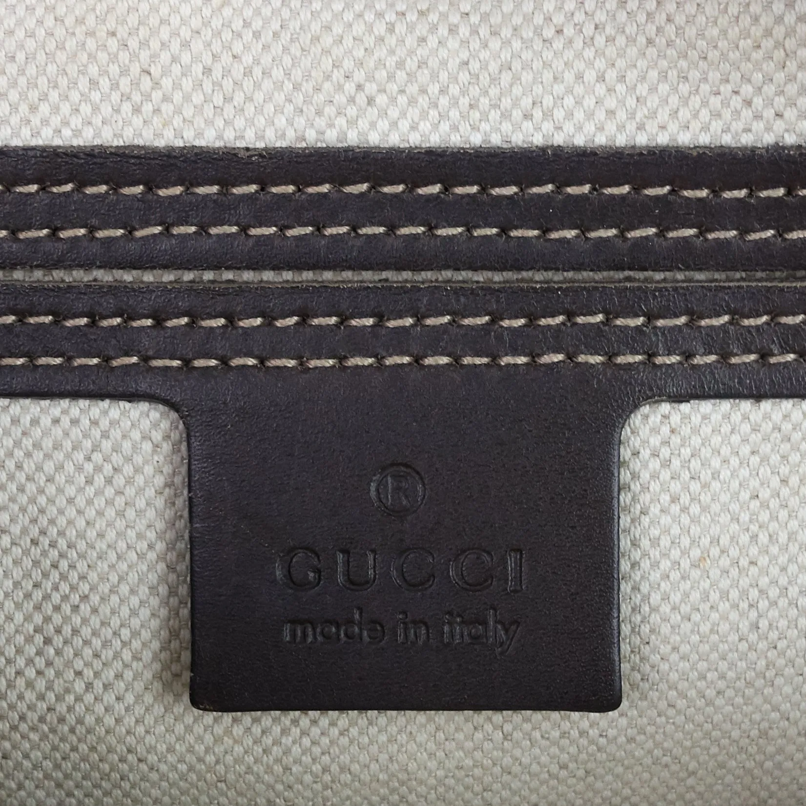 Front Zip GG Supreme Canvas Camera Bag