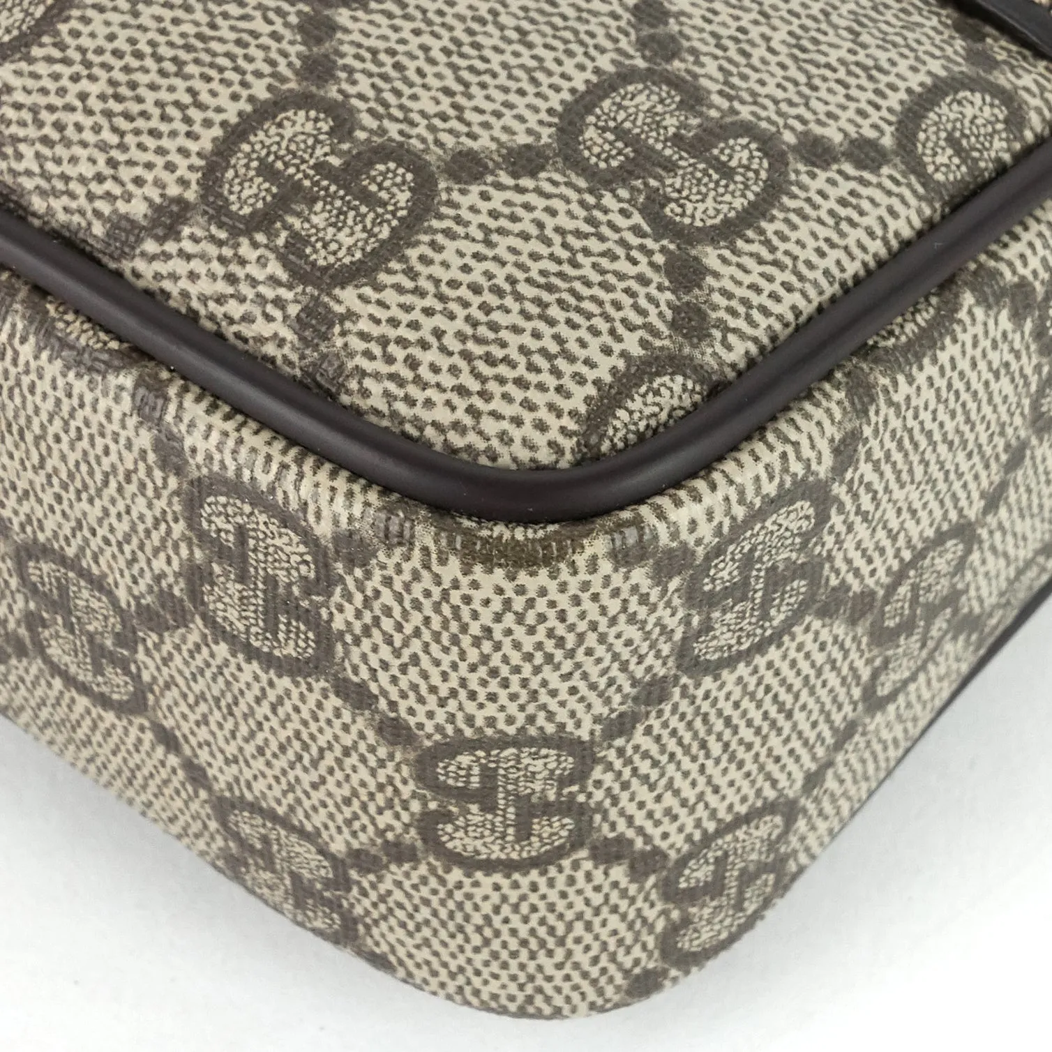 Front Zip GG Supreme Canvas Camera Bag