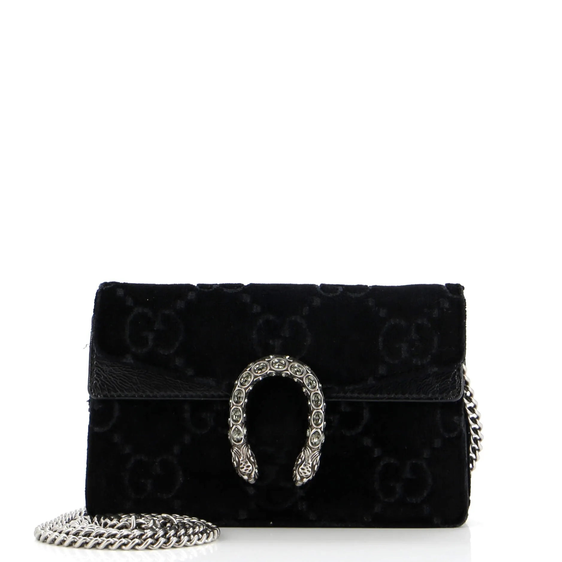 Gucci Dionysus Bag Gg Velvet Super Mini