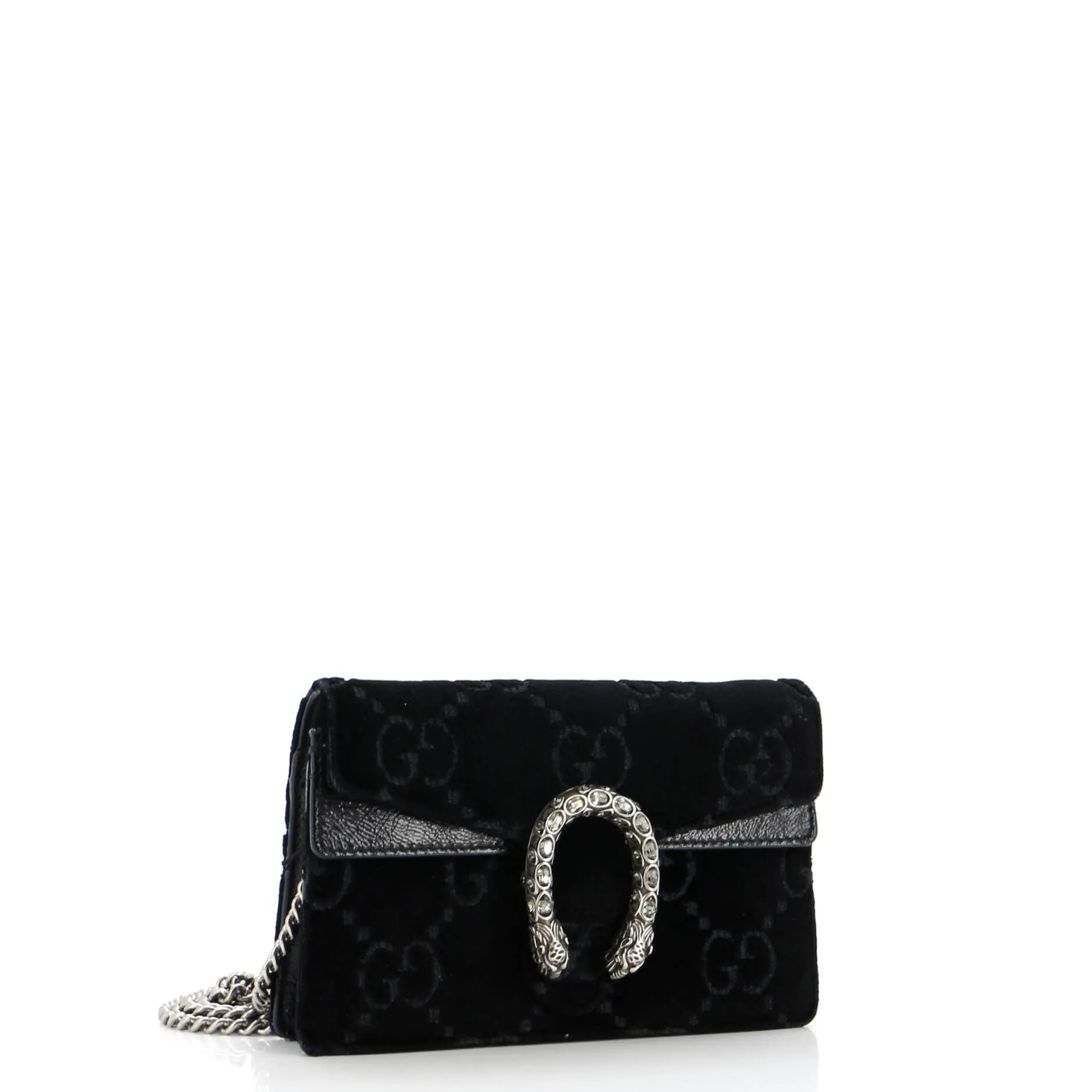 Gucci Dionysus Bag Gg Velvet Super Mini