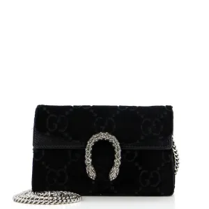 Gucci Dionysus Bag Gg Velvet Super Mini