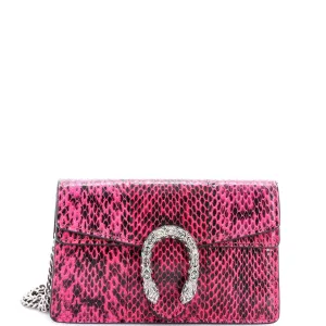 Gucci Dionysus Bag Snakeskin Super Mini