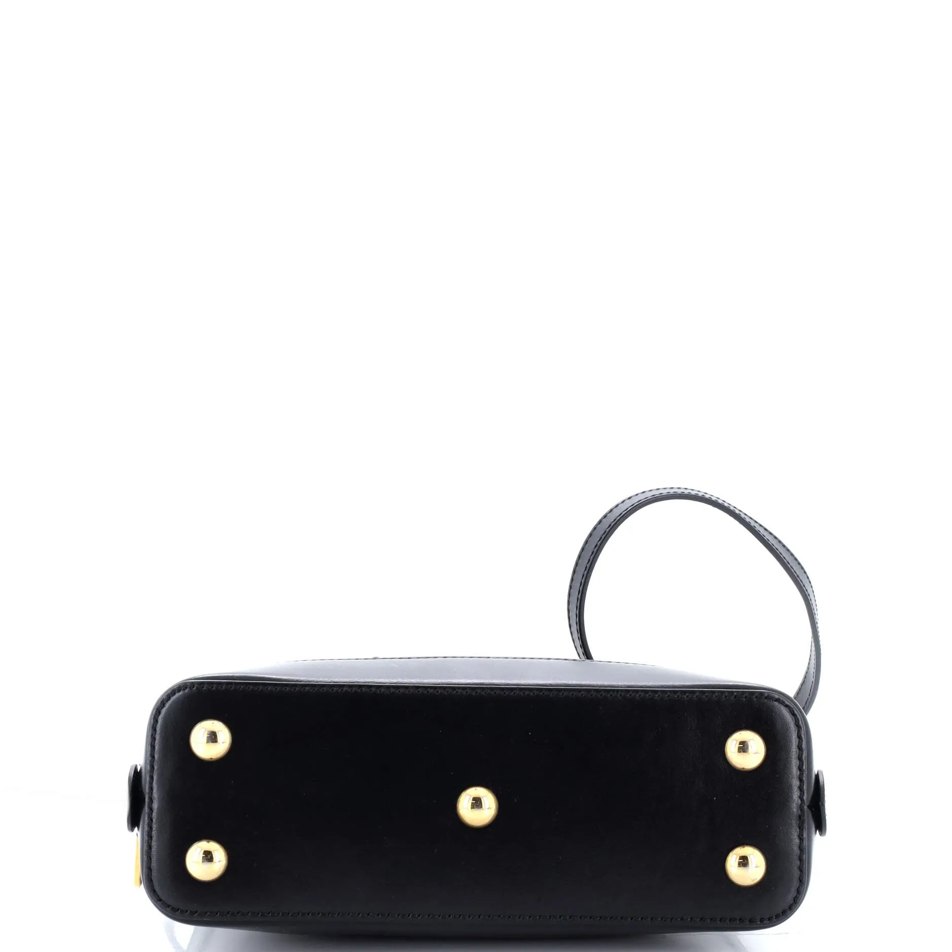 Gucci Horsebit Top Handle Bag Leather