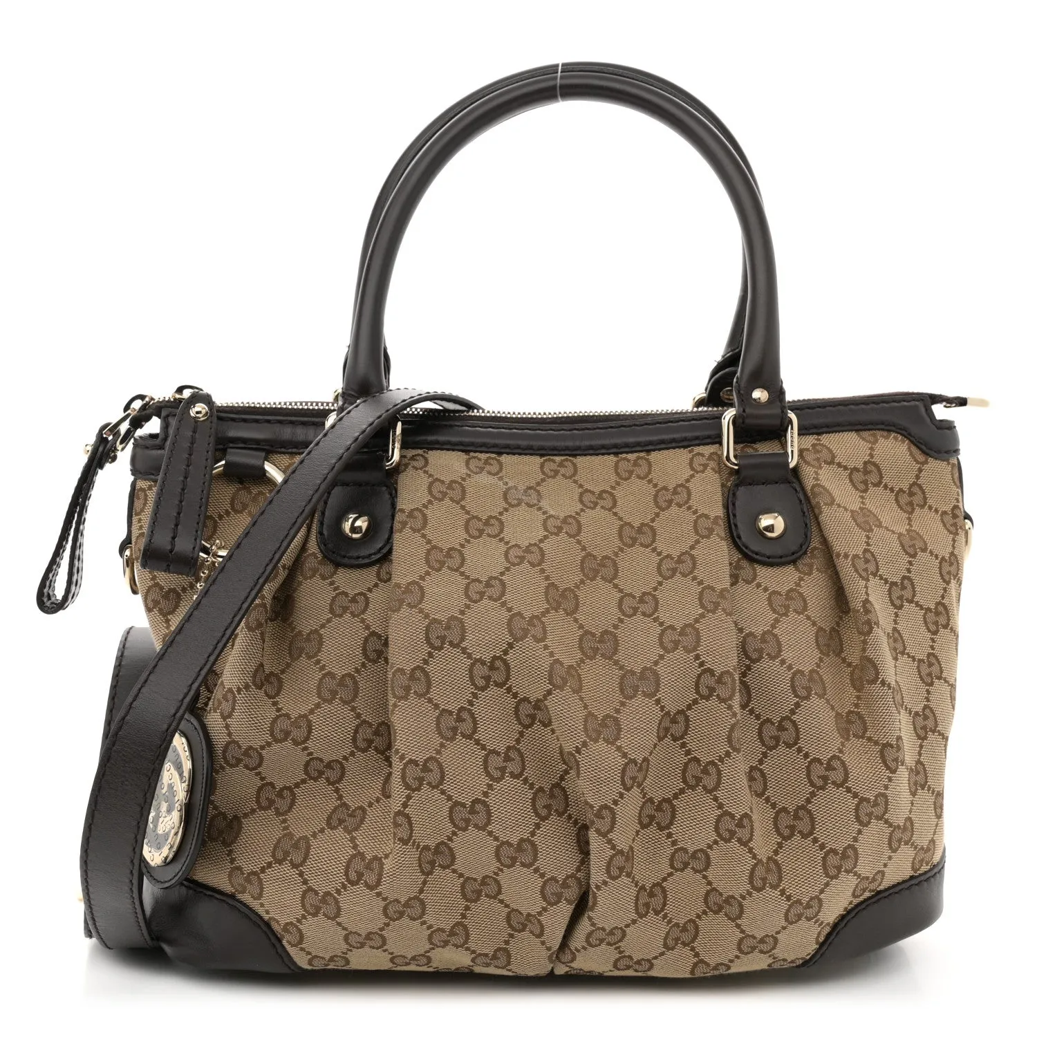 Gucci Medium Sukey Top Handle Dark Brown