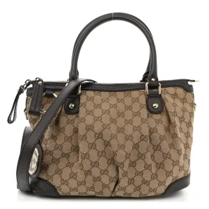 Gucci Medium Sukey Top Handle Dark Brown