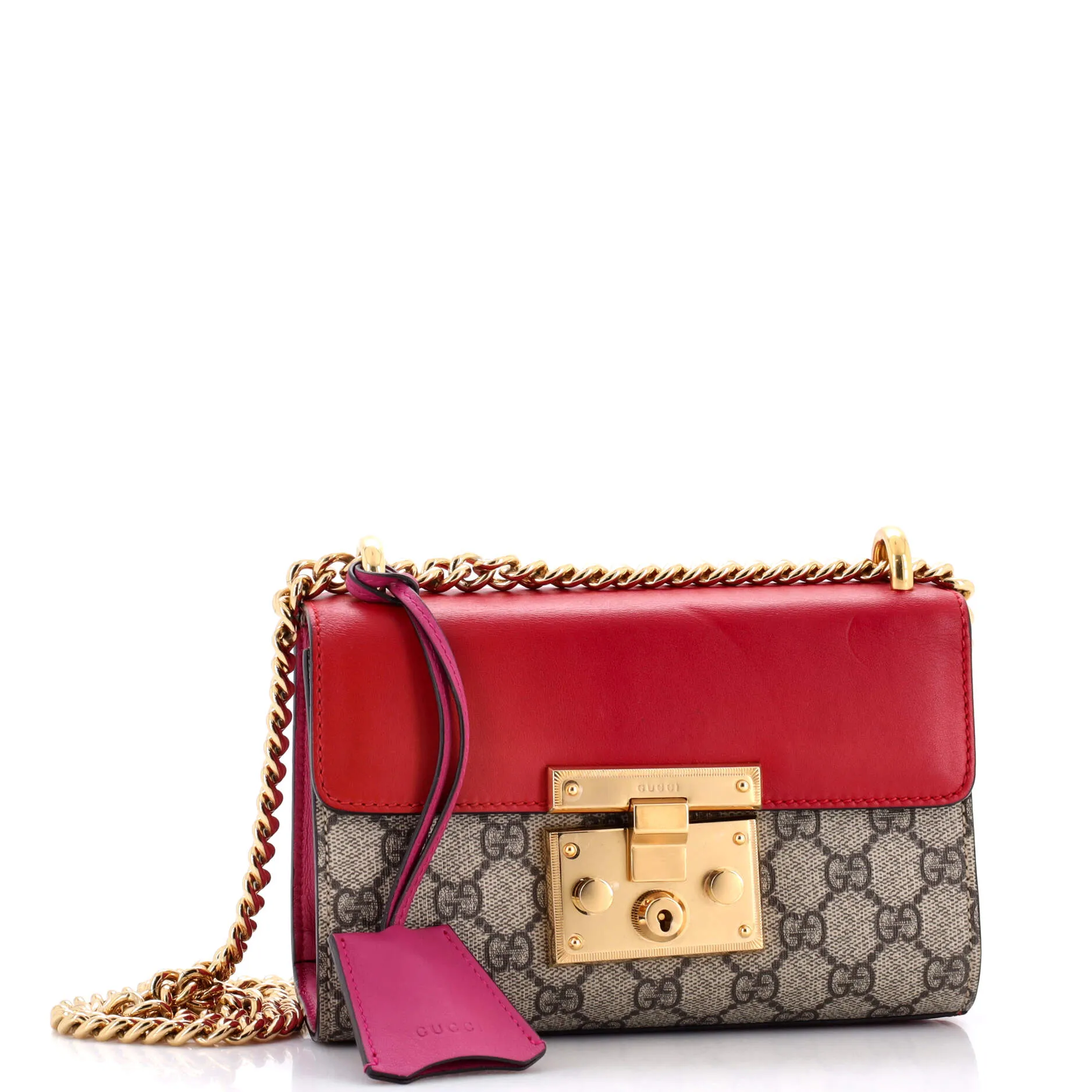 Gucci Padlock Shoulder Bag Gg Coated