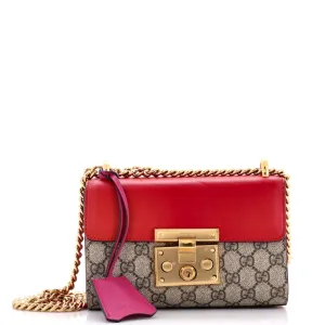 Gucci Padlock Shoulder Bag Gg Coated