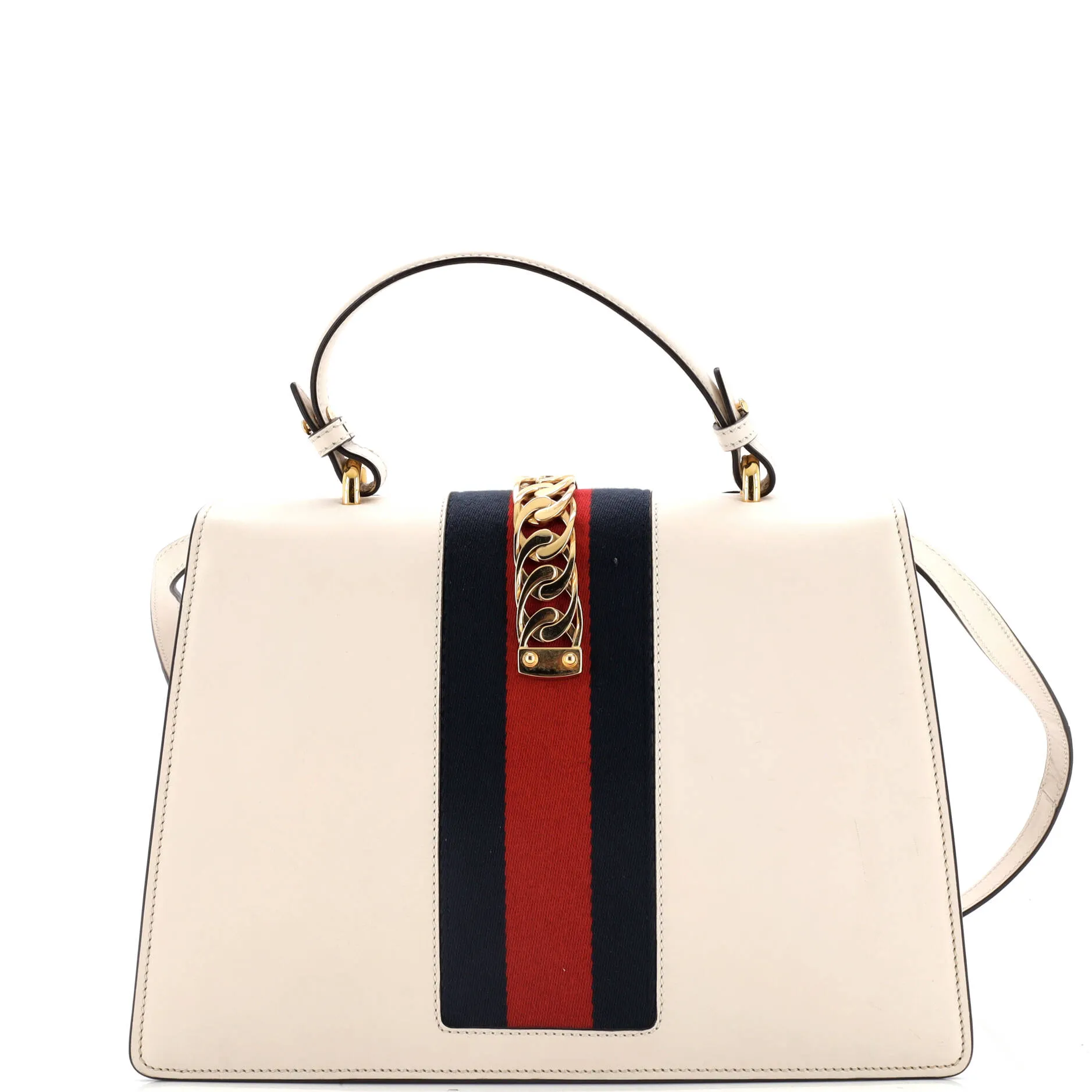 Gucci Sylvie Top Handle Bag Embroidered