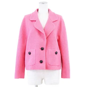 Gucci Tweed GG Interlocking Button Wool Jacket