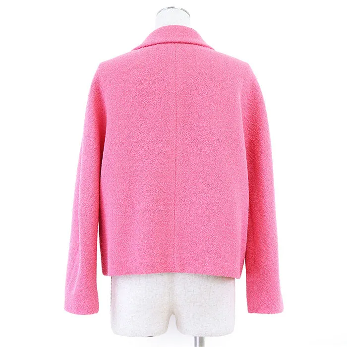 Gucci Tweed GG Interlocking Button Wool Jacket