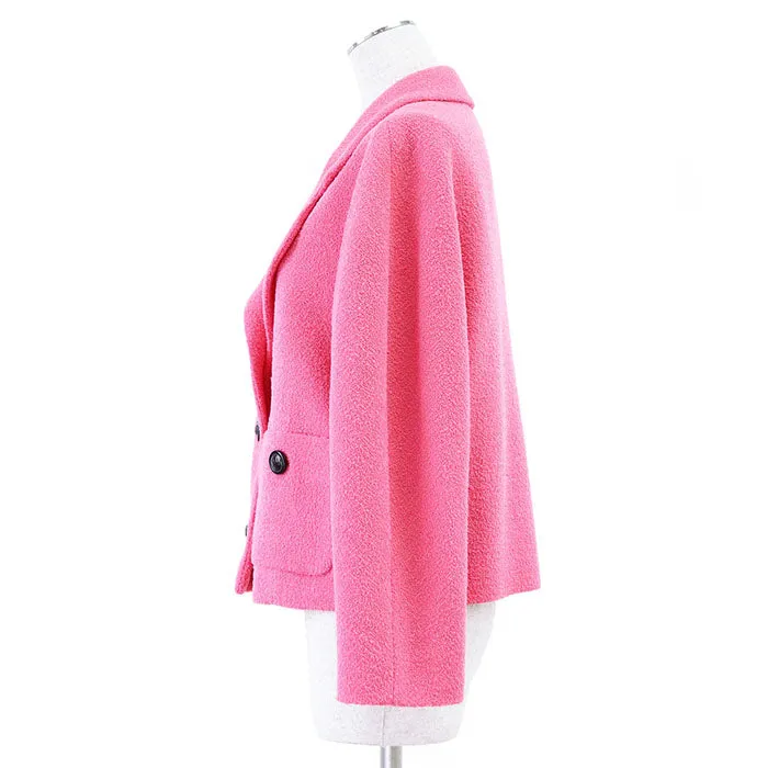 Gucci Tweed GG Interlocking Button Wool Jacket