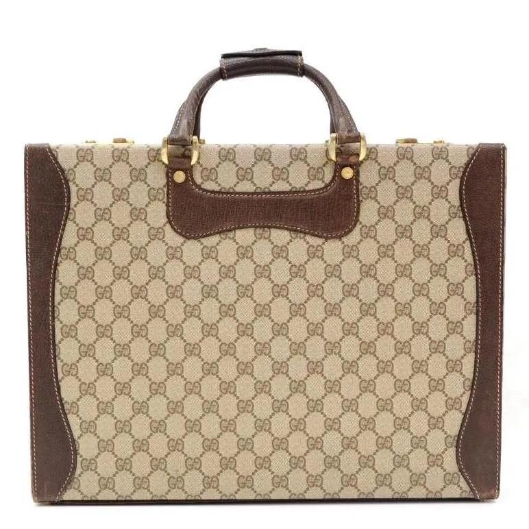 Guccissima Canvas Vintage Briefcase