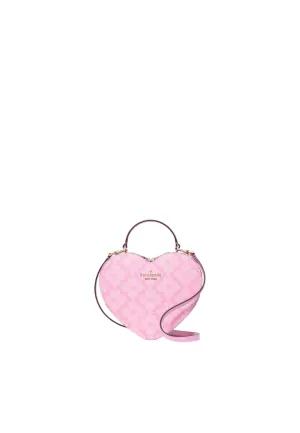 Kate Spade Love Shack Crossbody Bag Spade Flower Heart In Parisian Rose Kk155