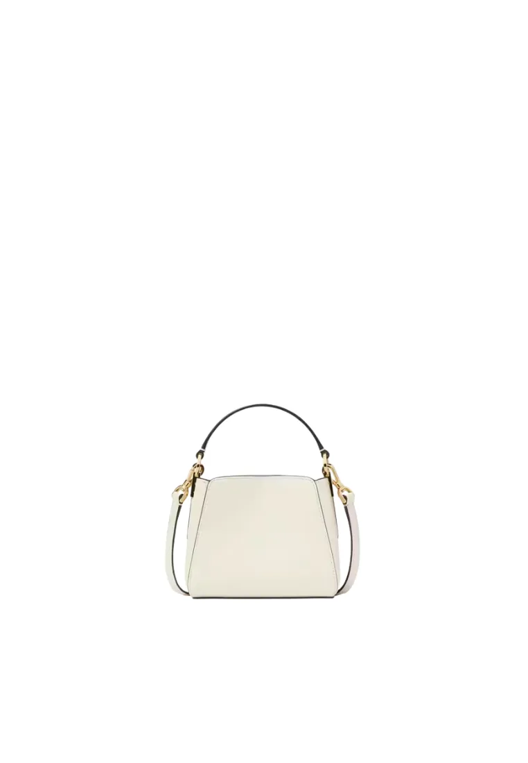Kate Spade Phoebe Floral Applique Mini Top Handle In Meringue KK139
