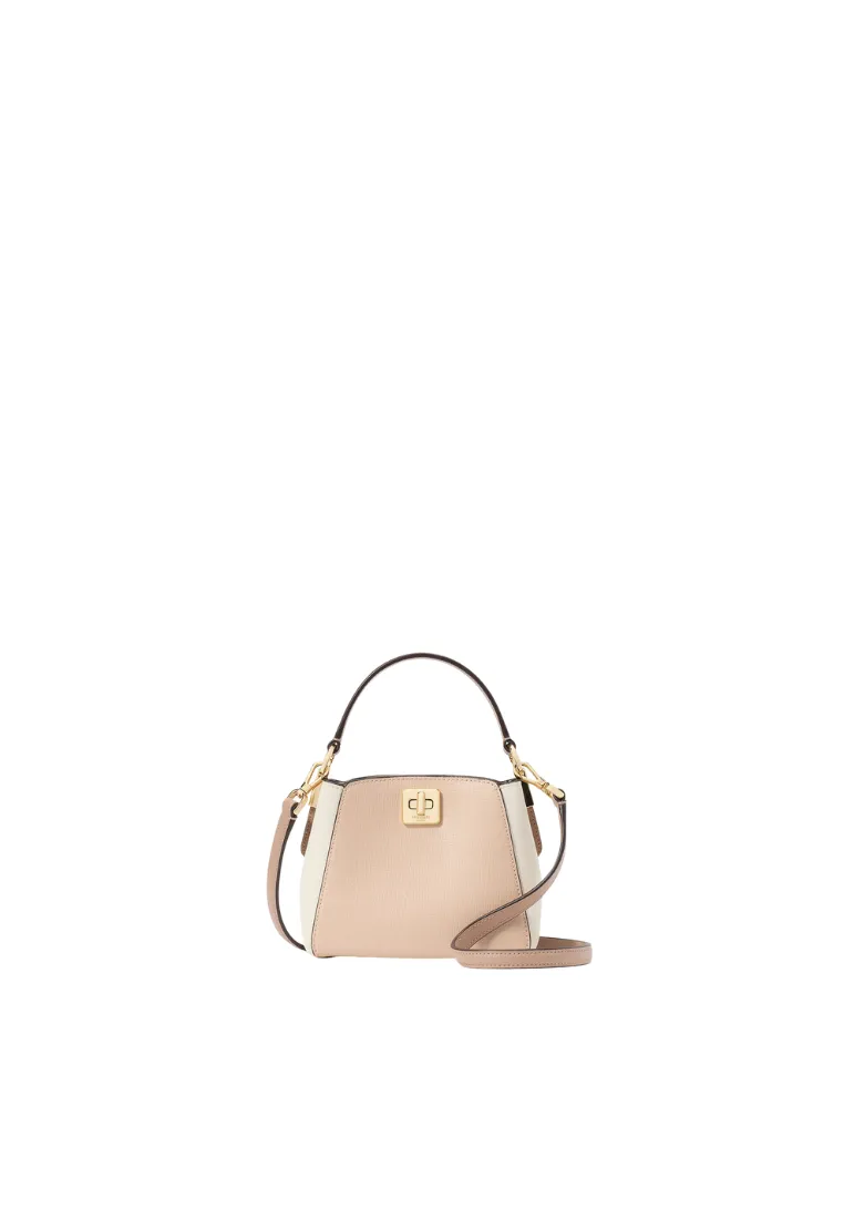 Kate Spade Phoebe Mini Top Handle In Toasted Hazelnut Multi KK134