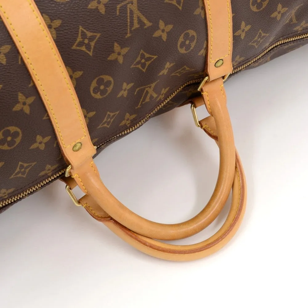 Keepall 60 Bandouliere Monogram Canvas Travel Bag