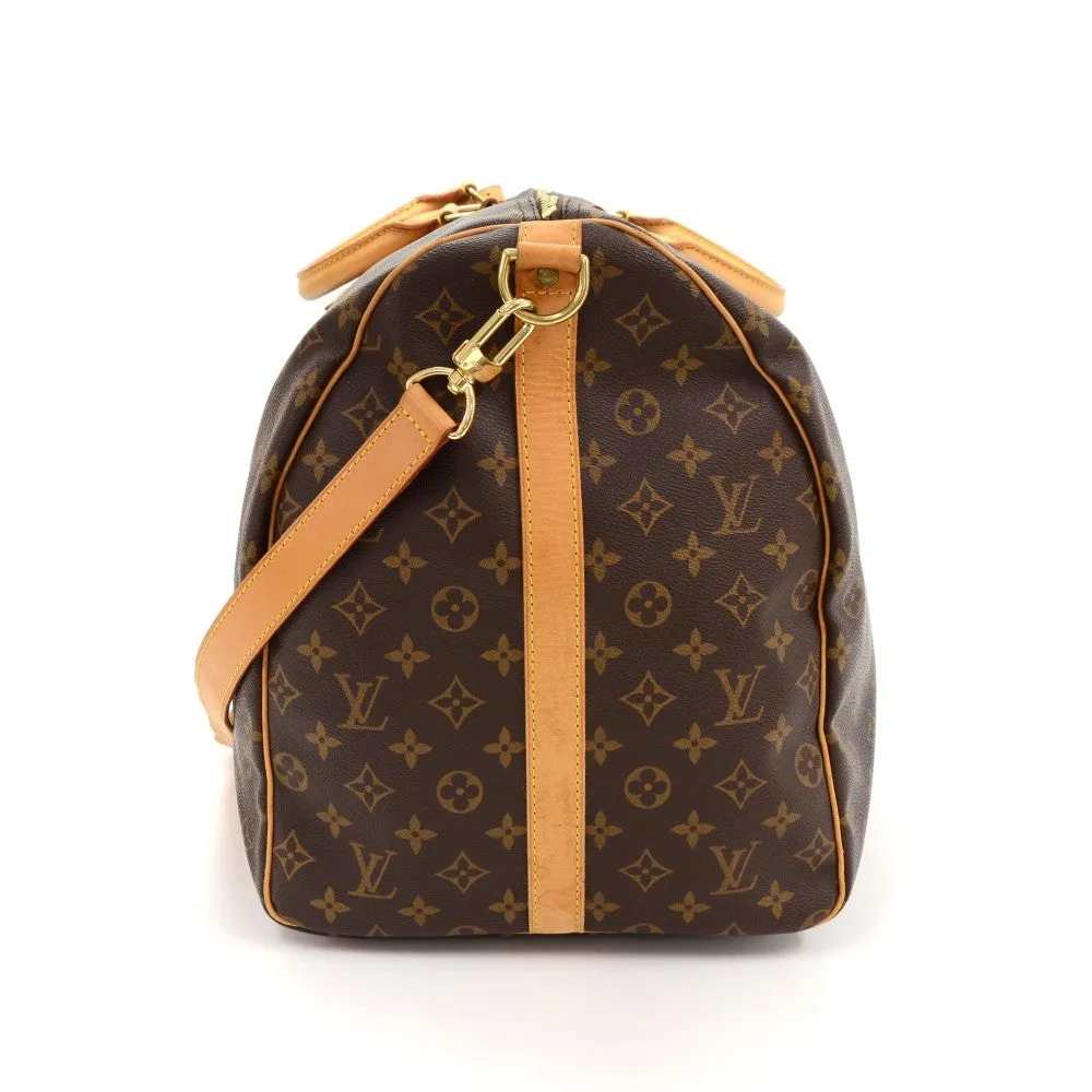 Keepall 60 Bandouliere Monogram Canvas Travel Bag