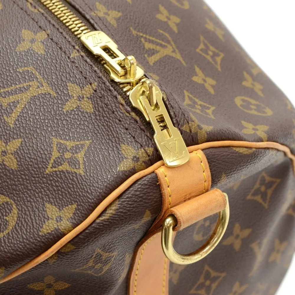 Keepall 60 Bandouliere Monogram Canvas Travel Bag