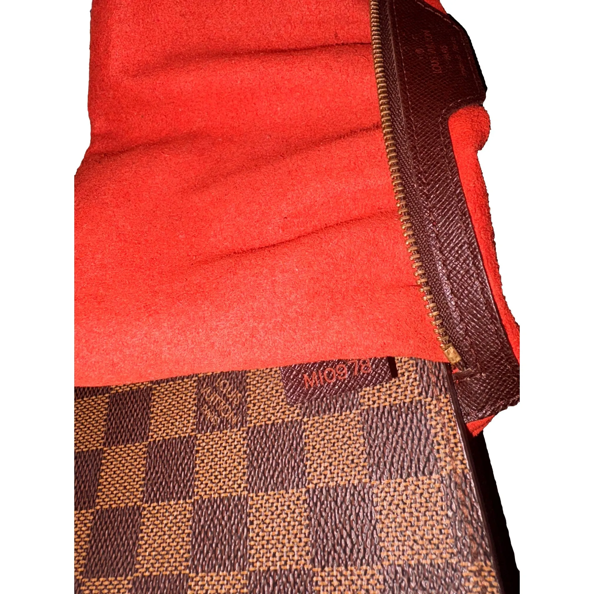 Louis Vuitton Damier Ebene Sac Plat Tote Vintage 1997