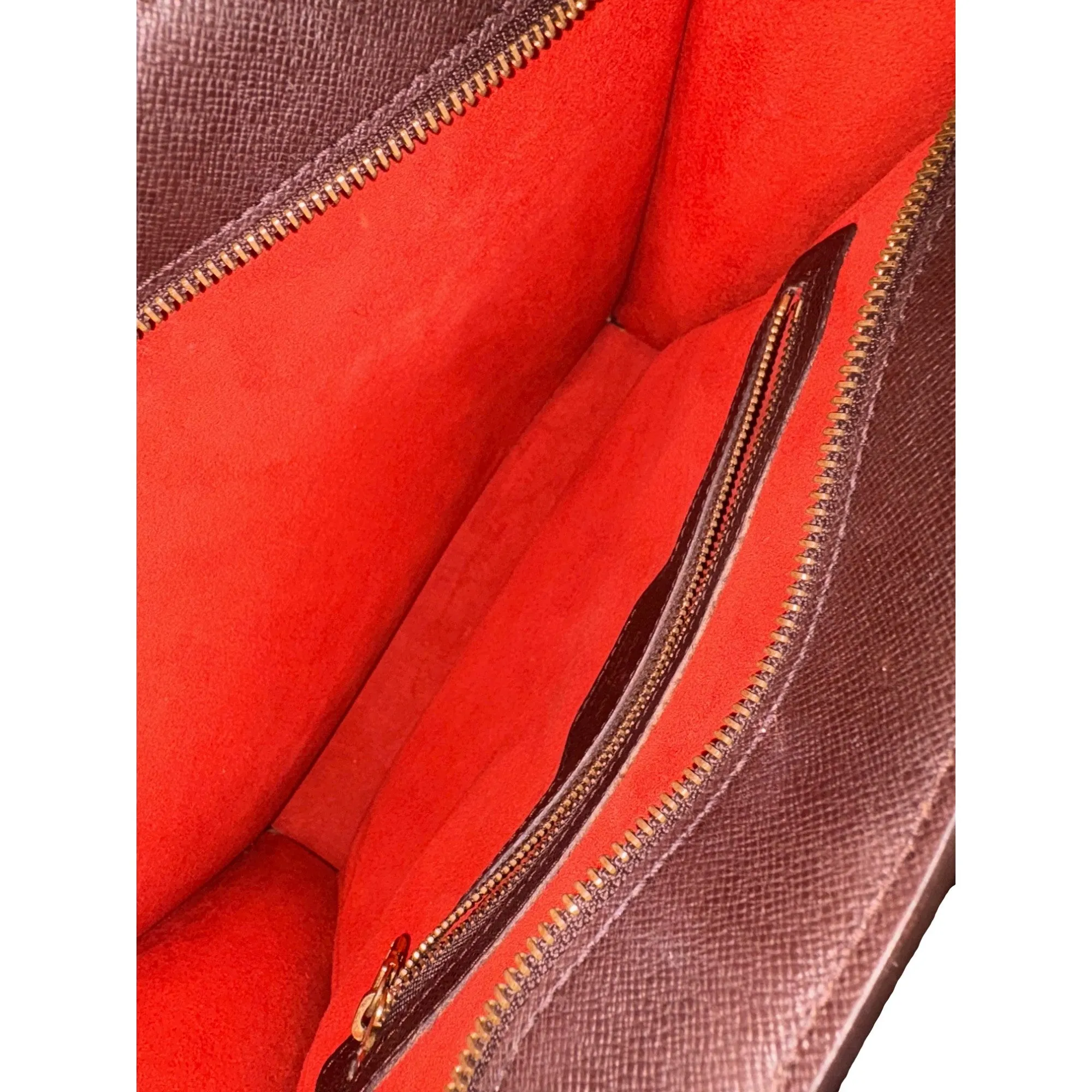 Louis Vuitton Damier Ebene Sac Plat Tote Vintage 1997