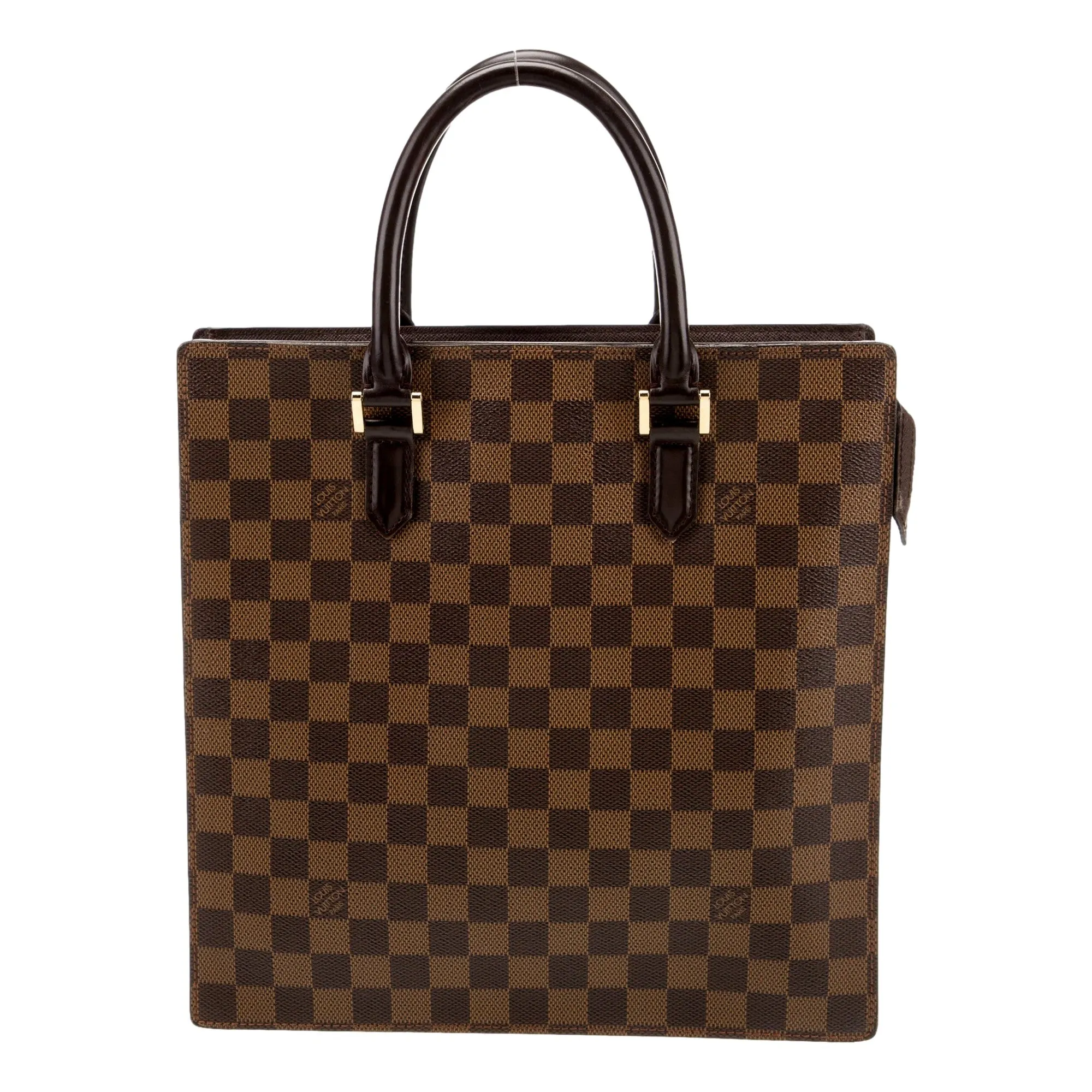 Louis Vuitton Damier Ebene Sac Plat Tote Vintage 1997