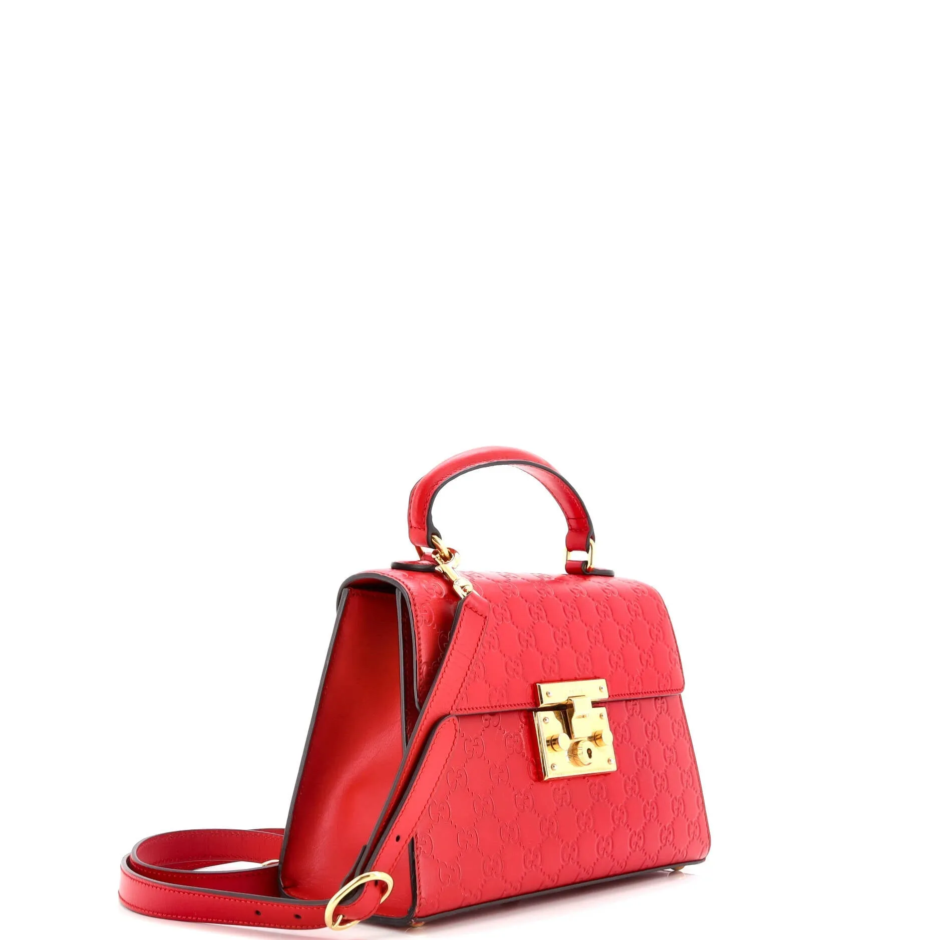 Padlock Top Handle Bag Guccissima