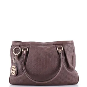 Sukey Top Handle Tote Guccissima Leather