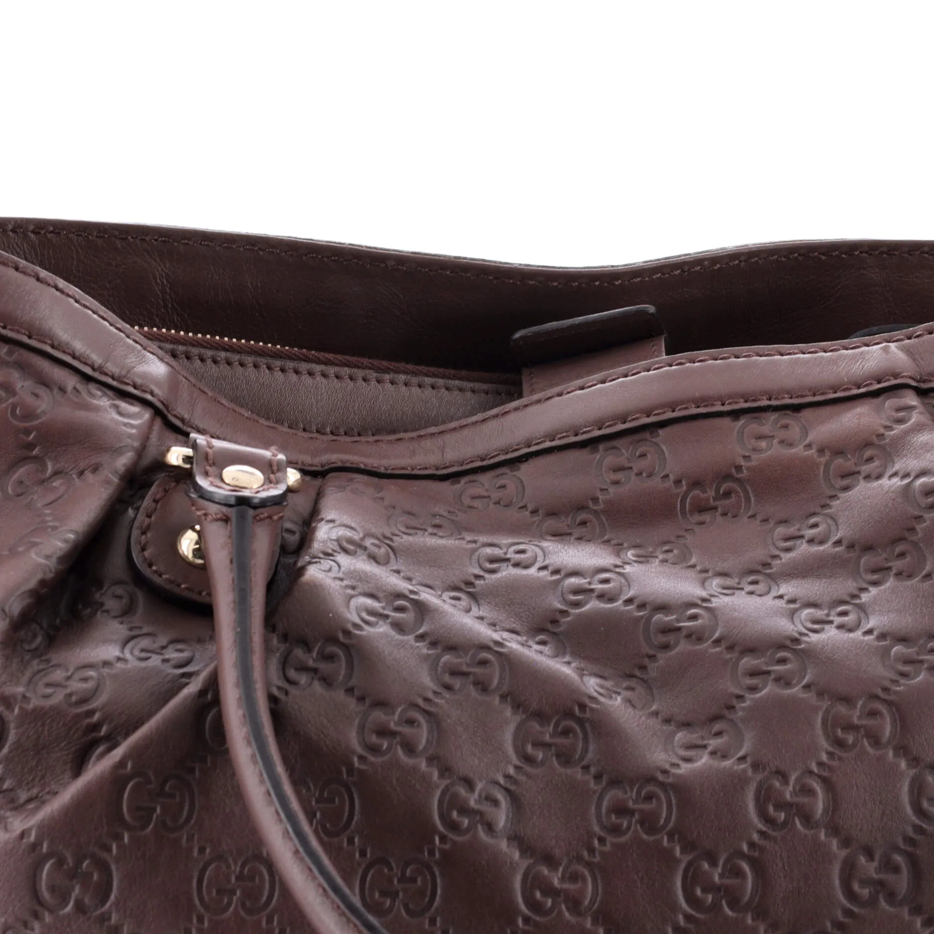 Sukey Top Handle Tote Guccissima Leather