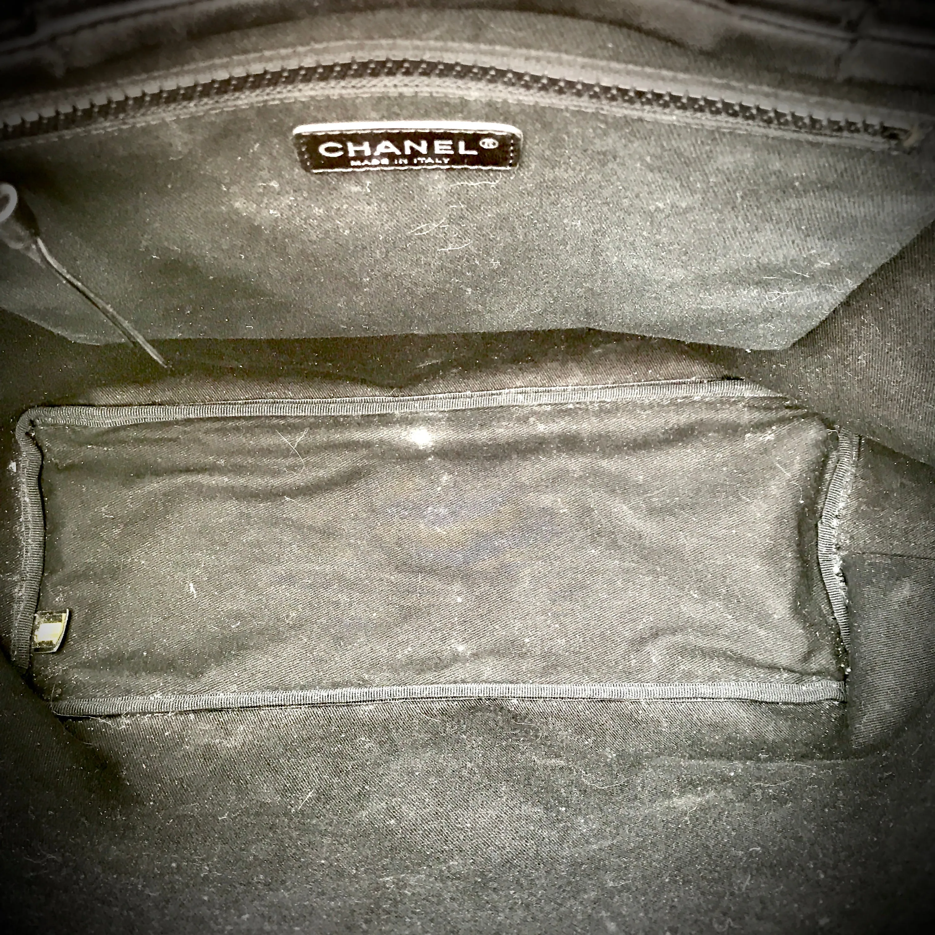 Vintage Chanel Karl Lagerfeld Le Mobile Art Tote